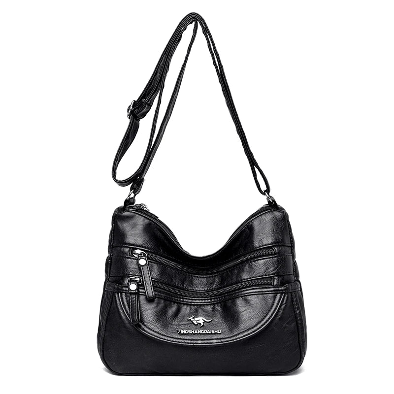 Women's Small Leather Crossbody Bag Shoulder Handbag