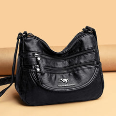 Women's Small Leather Crossbody Bag Shoulder Handbag