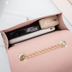 Leather Woven Shoulder Crossbody Bag for Women