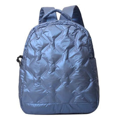 Soft Fluffy Space Cotton Backpack Unisex School Bag Winter Quilted