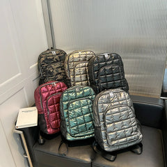 Winter Down Cotton Backpacks for Women