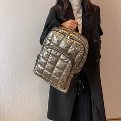 Winter Down Cotton Backpacks for Women