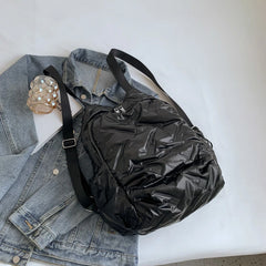 Winter Down Cotton Women Backpacks School Bags for Teenager