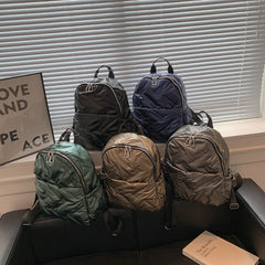 Winter Down Cotton Backpack for Women