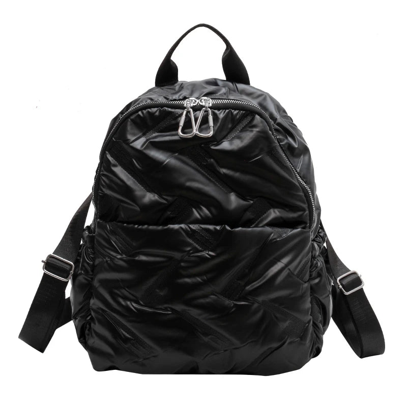 Winter Down Cotton Backpack for Women