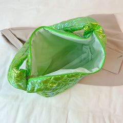 Soft Down Cotton Crossbody Bag Large Capacity Lightweight Handbag