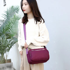 Nylon Messenger Bag for Women Large Capacity Casual Crossbody Bag