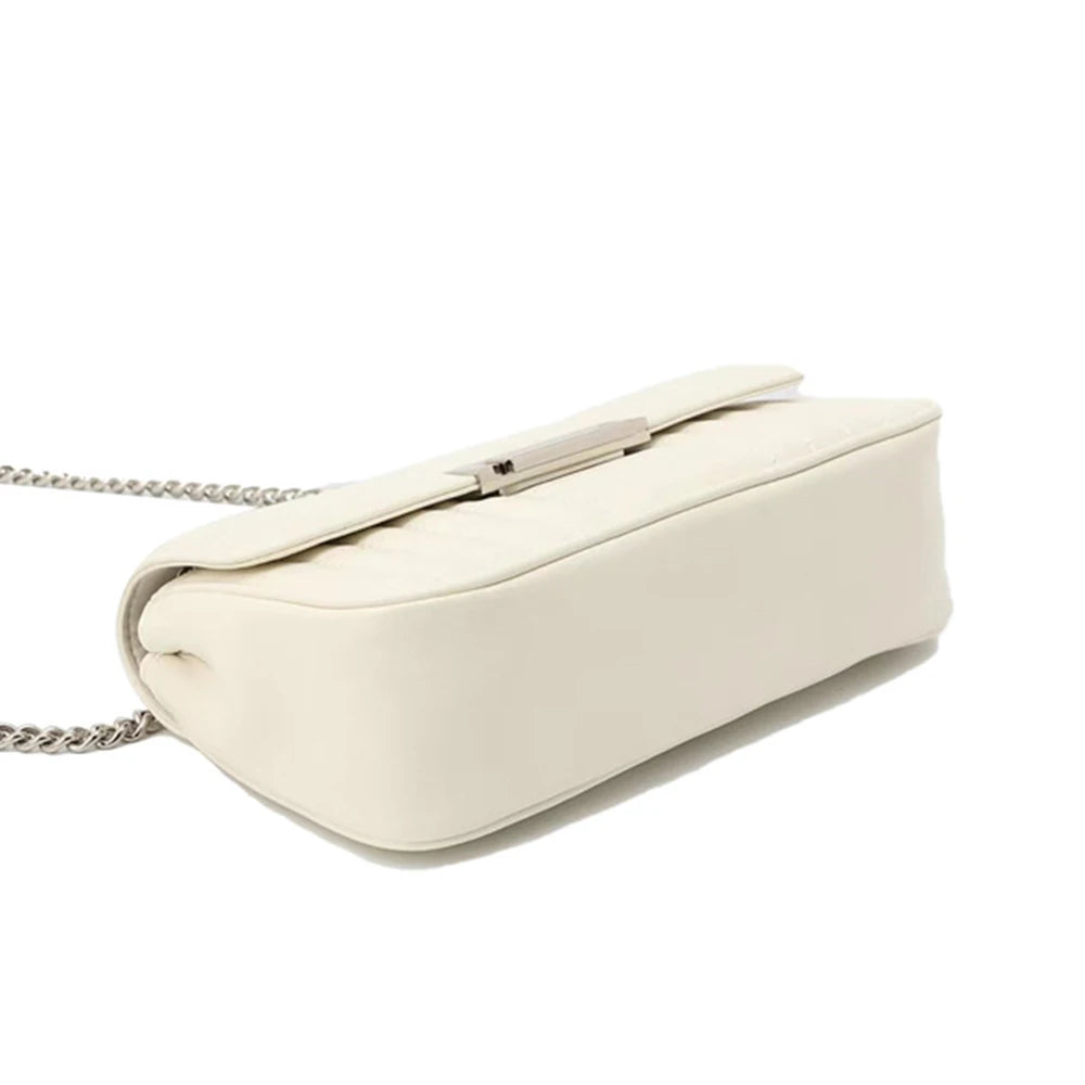 Striped Women Shoulder Bag Chains Crossbody Bags Small Phone Flap