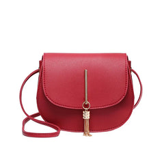 Tassel Women Crossbody Bag Small Flap Messenger Bag for Ladies