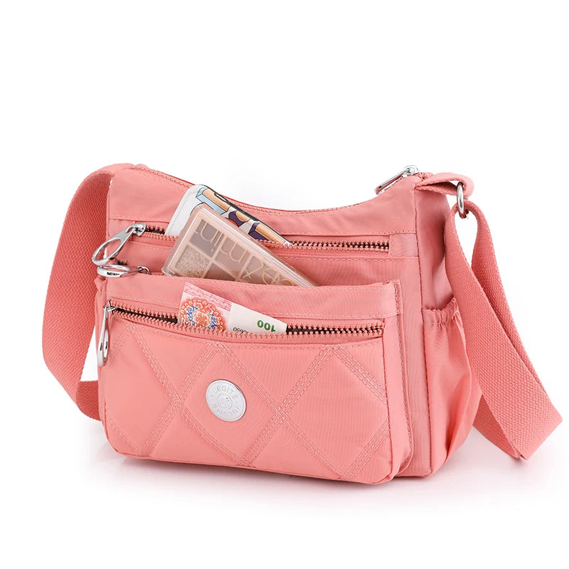 Women's Shoulder CrossBody Bag High Female Messenger Bag Ladies Nylon