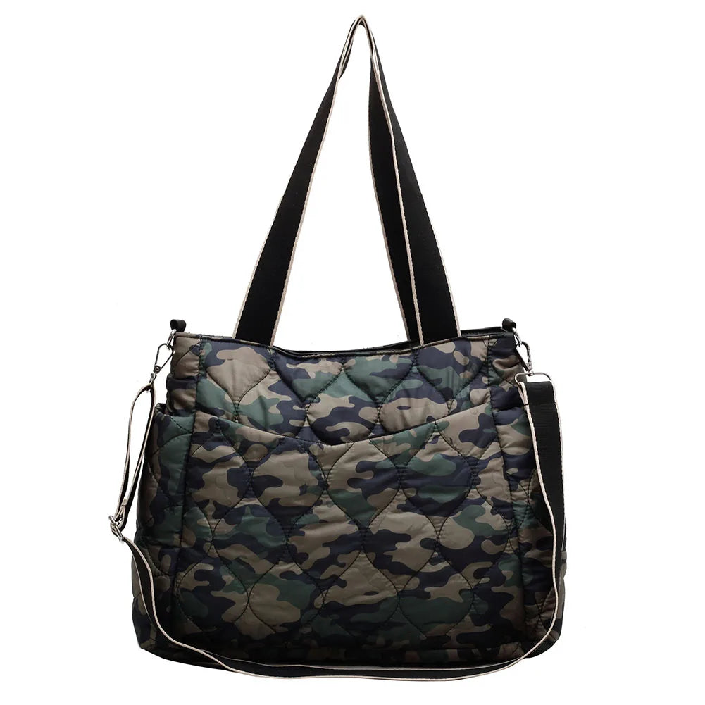 Large Capacity Nylon Crossbody Bag Autumn Winter Travel