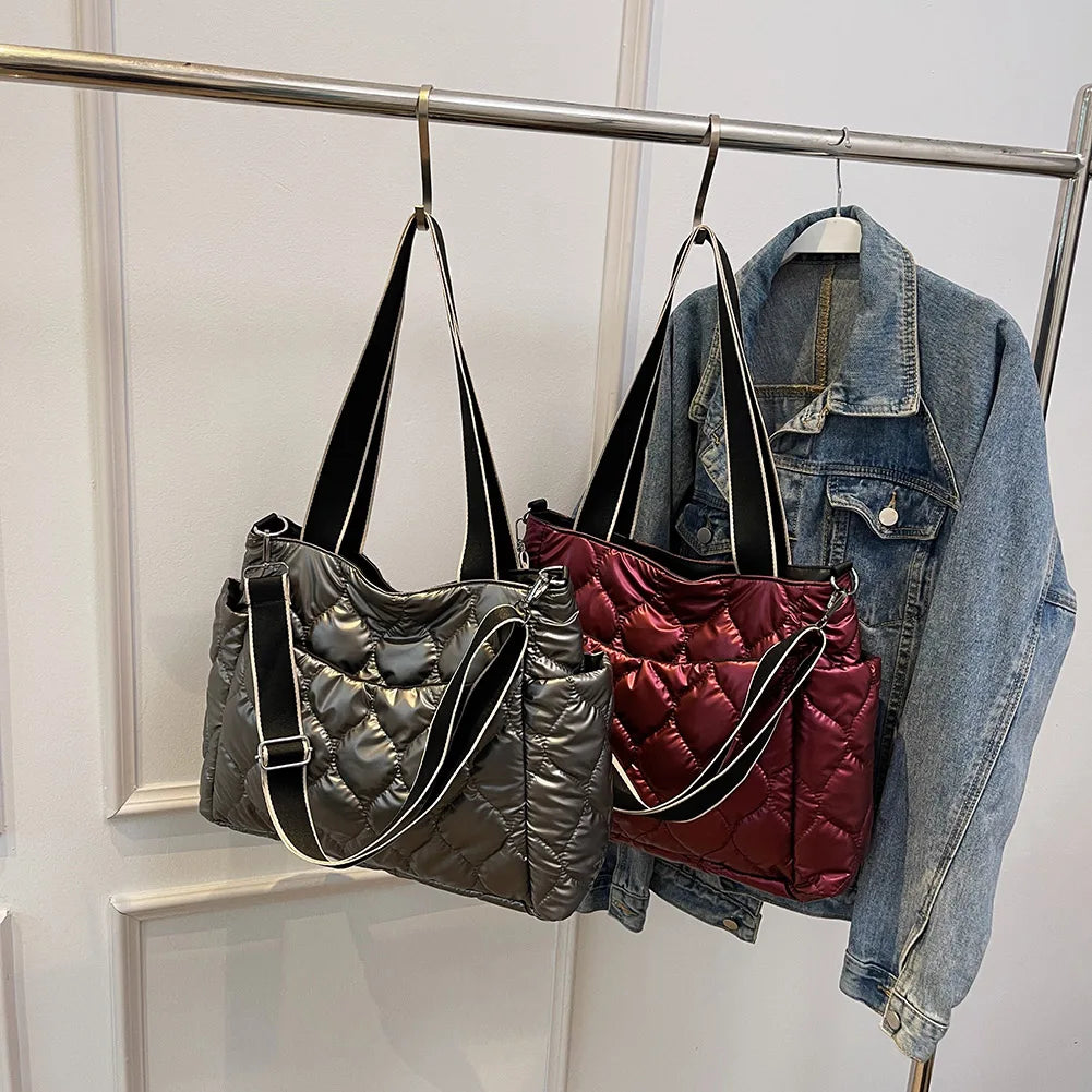 Large Capacity Nylon Crossbody Bag Autumn Winter Travel