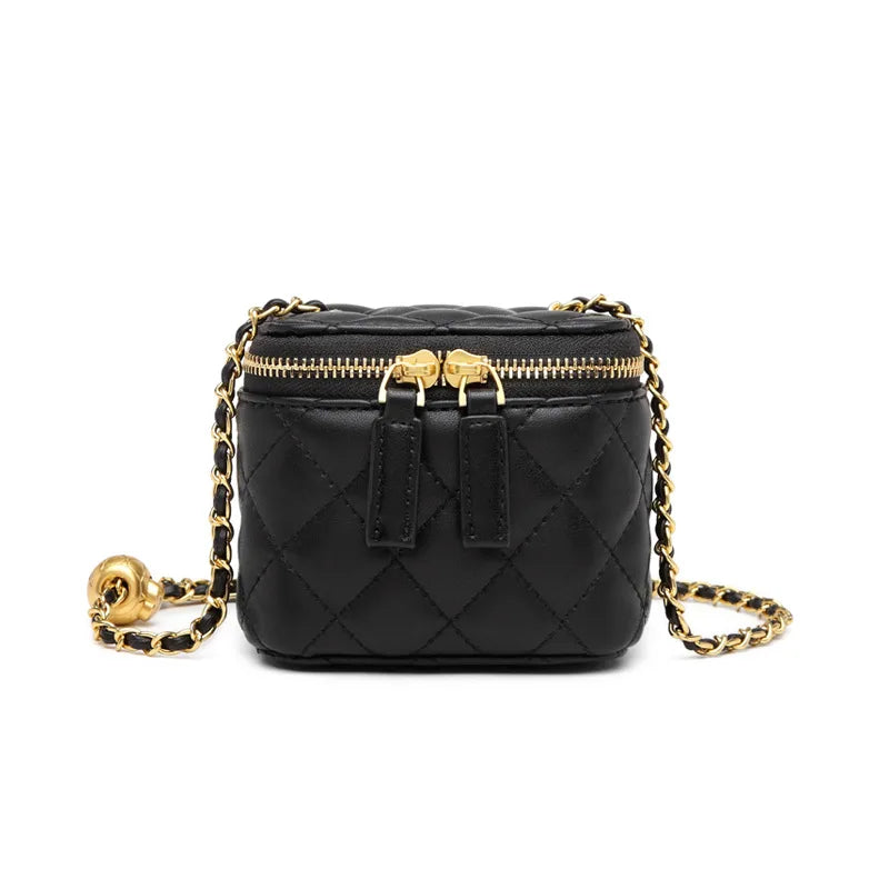Stiletto Small Diamond Chain Square Bag