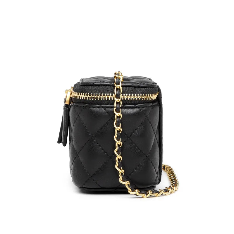Stiletto Small Diamond Chain Square Bag