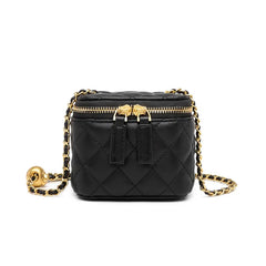 Stiletto Small Diamond Chain Square Bag