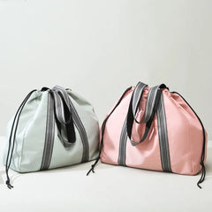 Drawstring Fitness Gym Bag Waterproof Shoulder Bag for Women