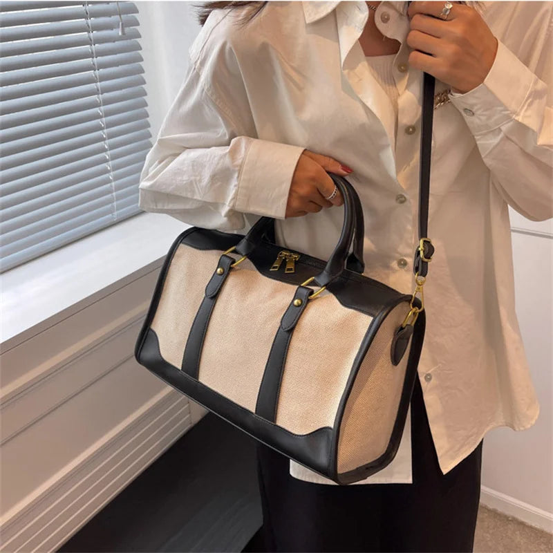 Large Capacity Travel Bag Waterproof Weekend Messenger Sac for Men Women