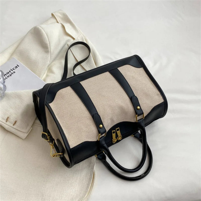 Large Capacity Travel Bag Waterproof Weekend Messenger Sac for Men Women