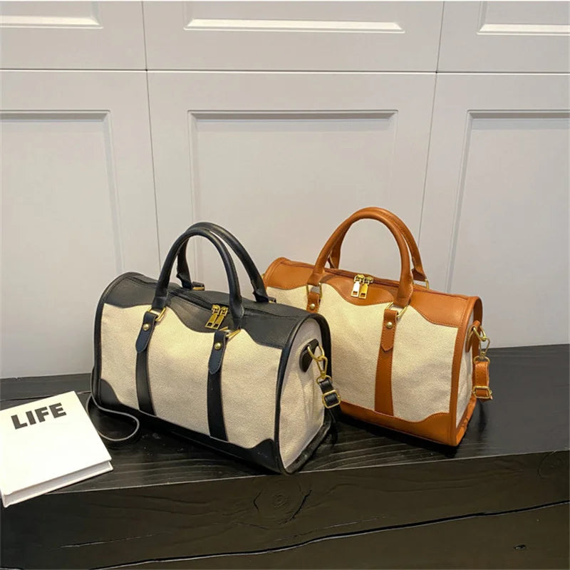 Large Capacity Travel Bag Waterproof Weekend Messenger Sac for Men Women