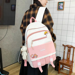 Travel Hit Nylon Backpack Large Capacity Knapsack Handbags