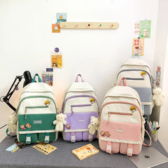Travel Hit Nylon Backpack Large Capacity Knapsack Handbags