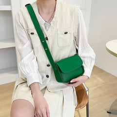 Brown Crossbody Bags for Women Solid Flap Shoulder Bag Handbags and Purses