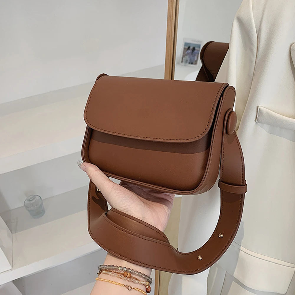 Green Solid Flap Shoulder Bag Handbags Crossbody Bag
