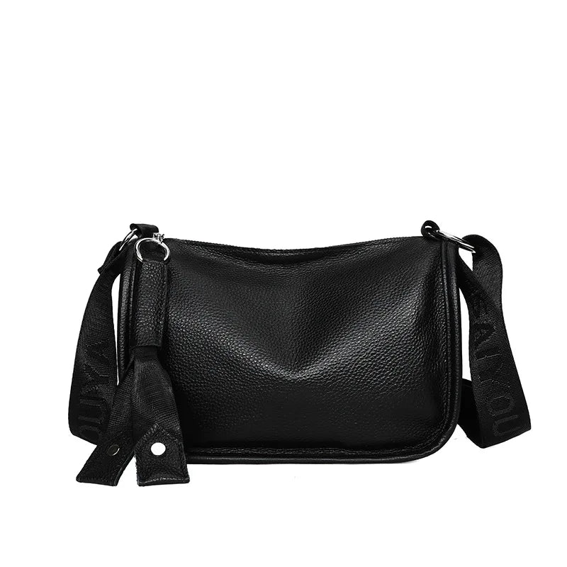 Tassel Saddle Sling Handbag Women's Leather Casual Tote
