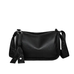 Tassel Saddle Sling Handbag Women's Leather Casual Tote