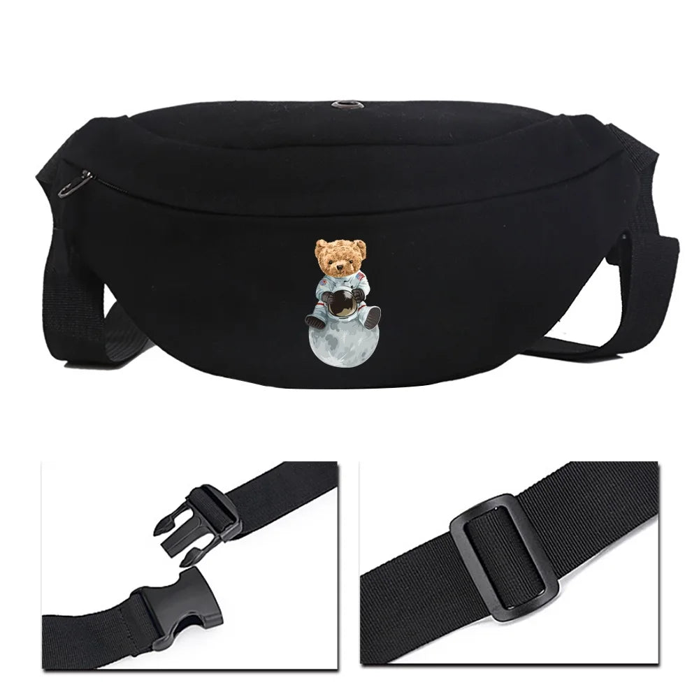 Waist Bag Astronaut Pattern Multifunctional Shoulder Bag Cycling Wallet