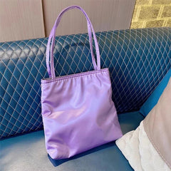 Vintage Small Satin Shoulder Bag for Women High Quality Purse Handbag