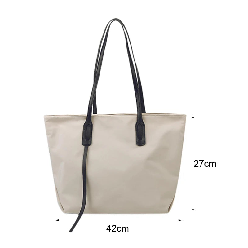 Waterproof Nylon Handbag Women Large Capacity Shoulder Bags