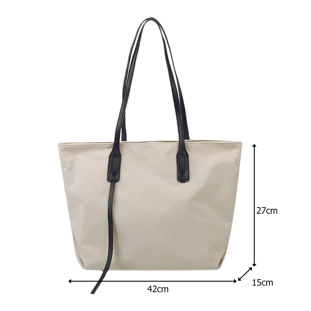 Waterproof Nylon Handbag Women Large Capacity Shoulder Bags