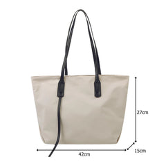 Waterproof Nylon Handbag Women Large Capacity Shoulder Bags