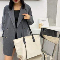 Waterproof Nylon Handbag Women Large Capacity Shoulder Bags