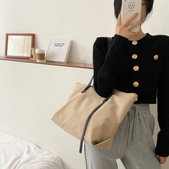 Waterproof Nylon Handbag Women Large Capacity Shoulder Bags