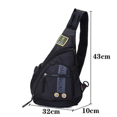 Waterproof Nylon Single Chest Bags For Men Crossbody Bags Travel