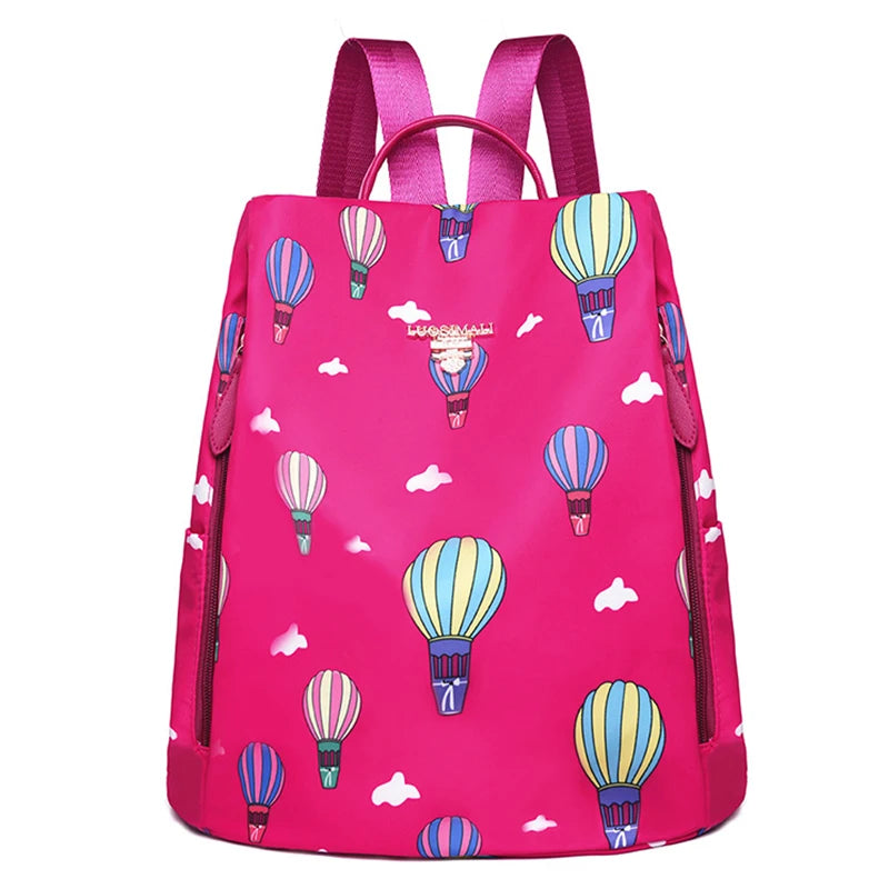 Waterproof Oxford Women Backpack Anti-theft Lady Backpack School Bag