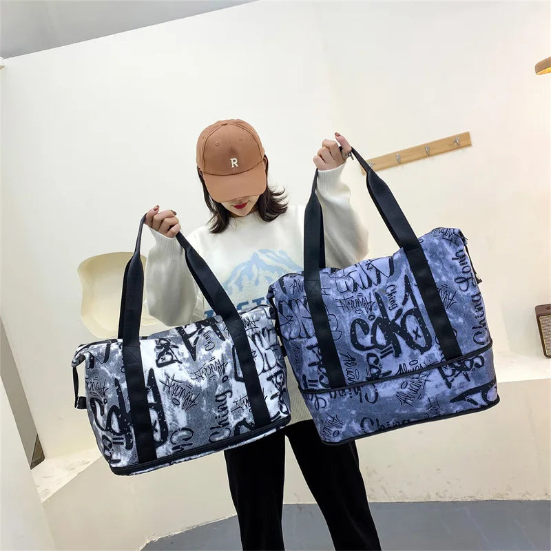 Waterproof Travel Bags Handbag Oxford Cloth Canvas Shoulder Bag