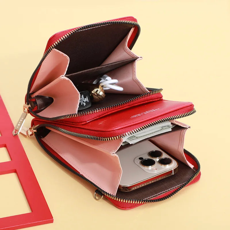 Weave Pattern Crossbody Bag for Women PU Leather Shoulder Messenger