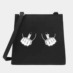 Wild Women Shoulder Messenger Small Square Bags Cartoon Chest Series Pattern