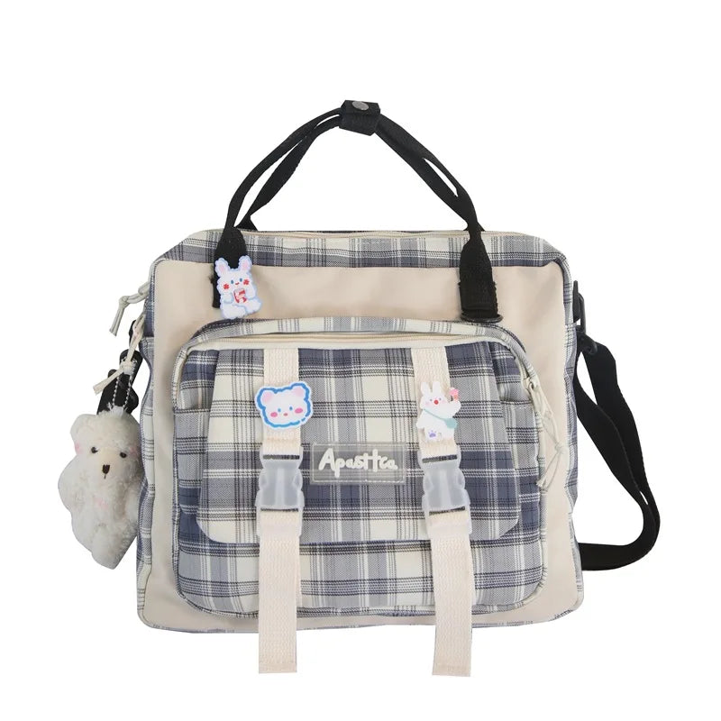 Canvas Mini Small Backpack Badge Girl Backpack Small School Backpacks