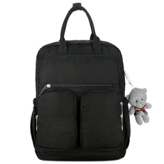 Waterproof Nylon Backpack for Teen Girl School Bag Tote Soft Handle Shoulder Han
