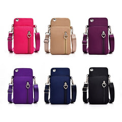 Mini Phone Shoulder Bag Multi-Function Outdoor Earphone Pouch