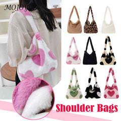 Love Heart Underarm Shoulder Bag Casual Female Lady Shoulder Bags