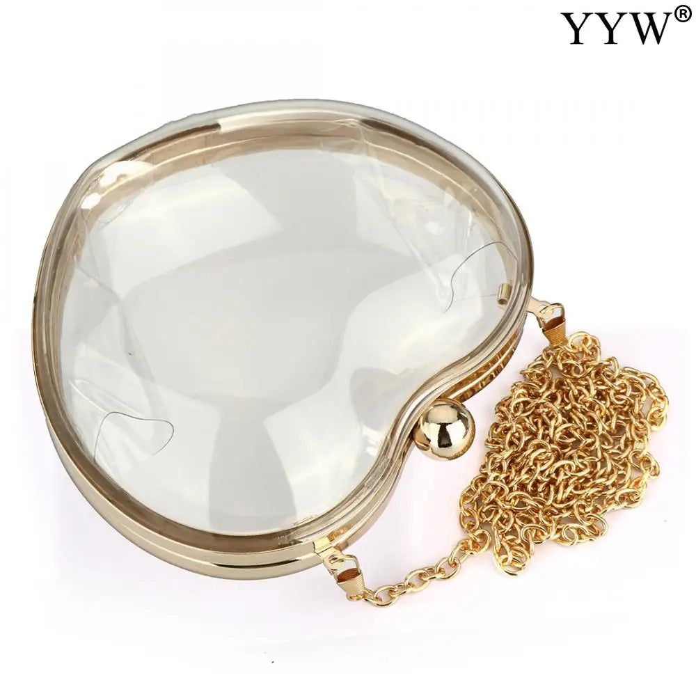Transparent Acrylic Box Clutch Bag for Party Wedding Shoulder Bag