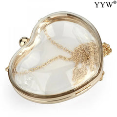 Transparent Acrylic Box Clutch Bag for Party Wedding Shoulder Bag