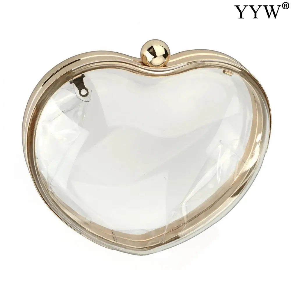 Transparent Acrylic Box Clutch Bag for Party Wedding Shoulder Bag