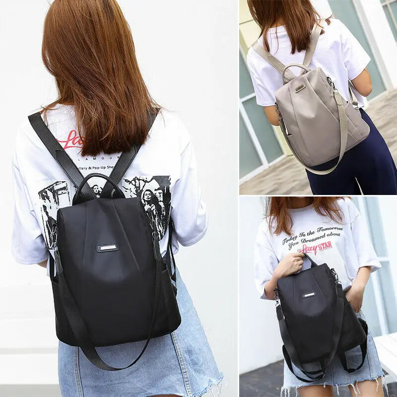 Women Anti-Theft Backpack Travel Shoulder Bag Handbag