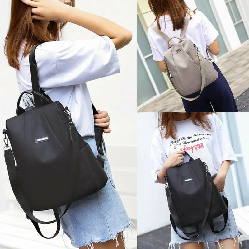 Women Anti-Theft Backpack Travel Shoulder Bag Handbag